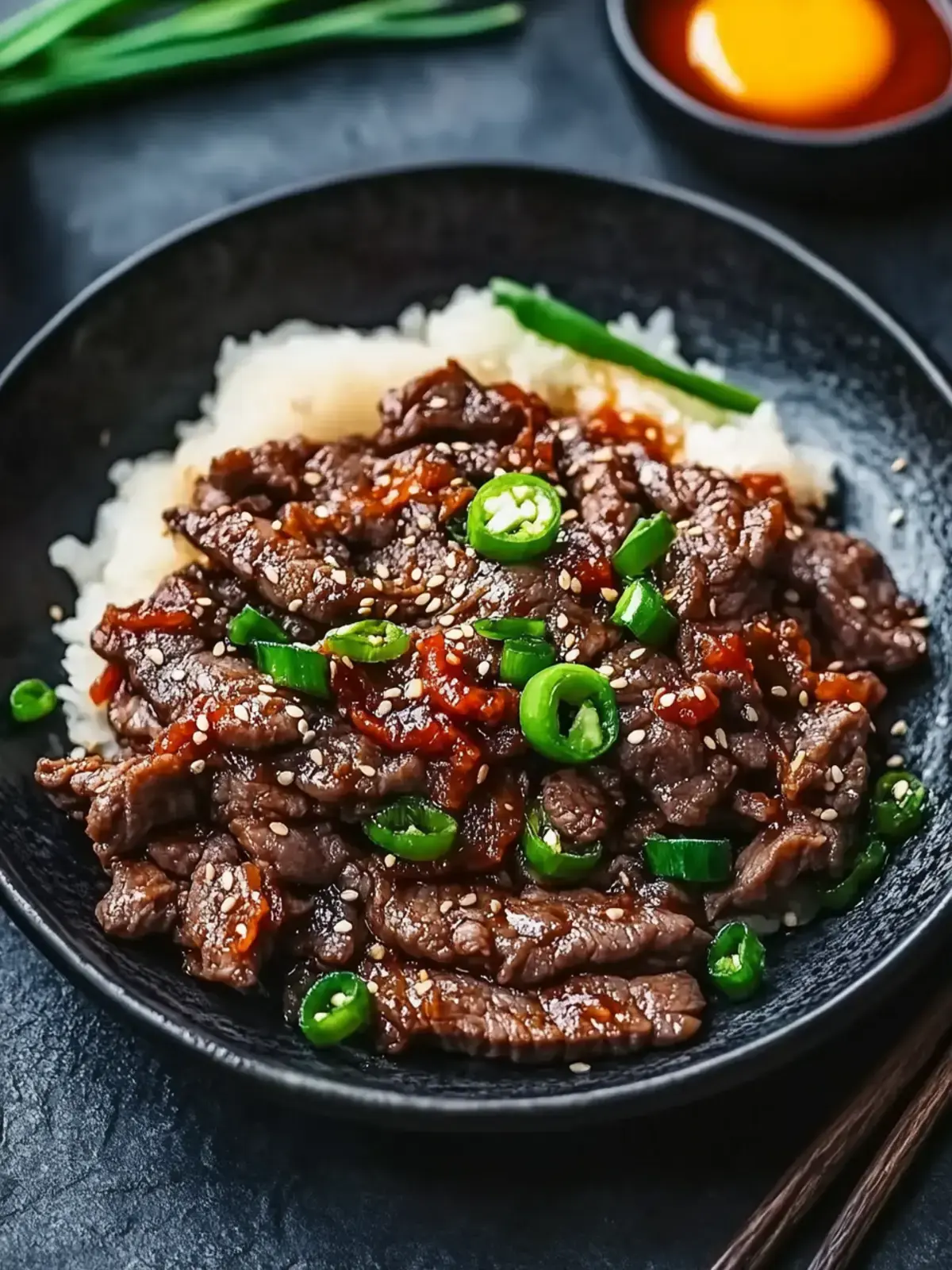 Rinderhackfleisch Bulgogi
