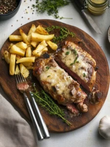 Saftiges Steak au Four aus dem Ofen