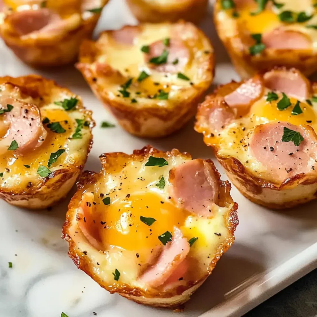 Schinken-Käse-Ei-Becher
