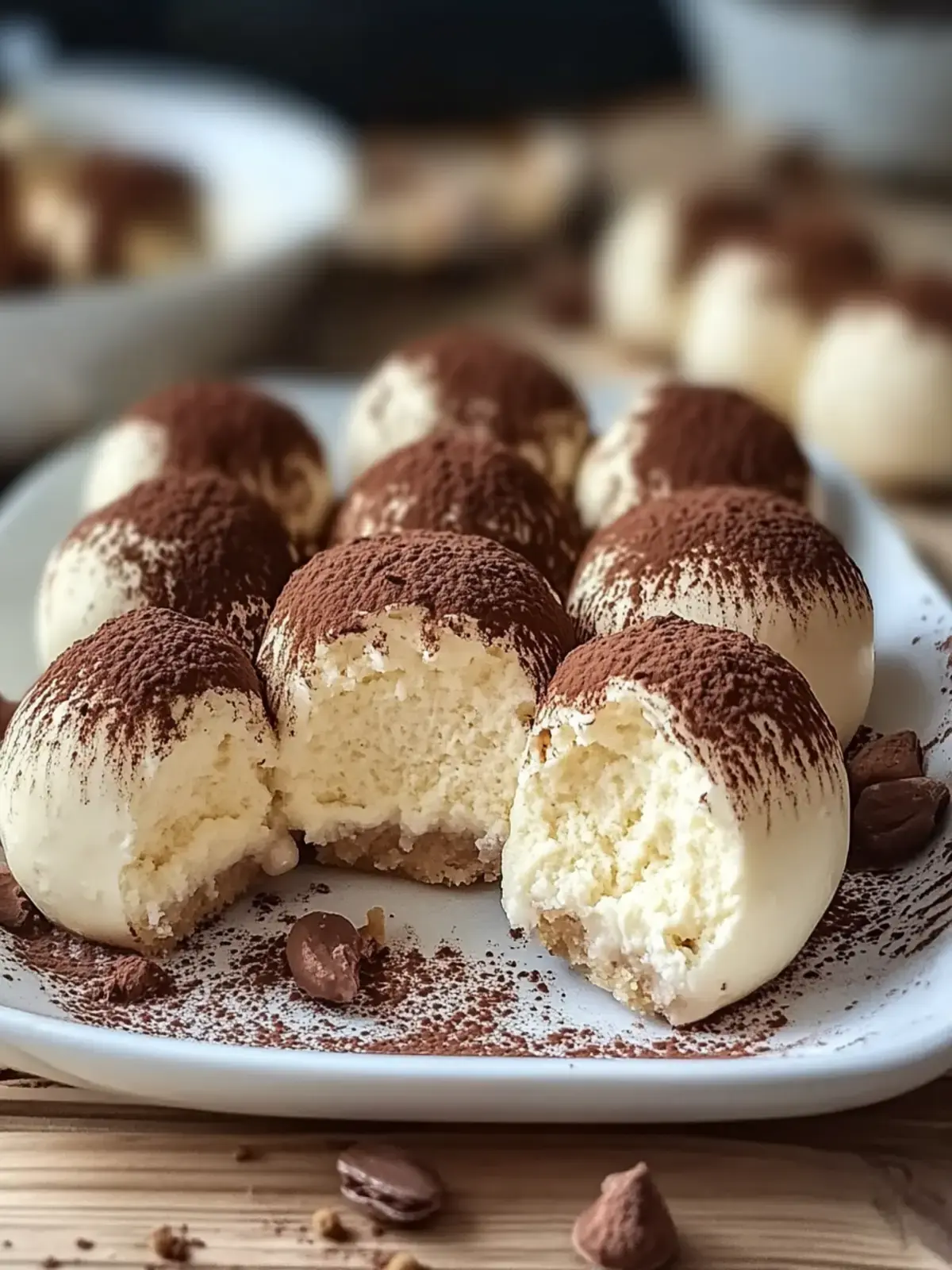 Schnelle Tiramisu Bällchen