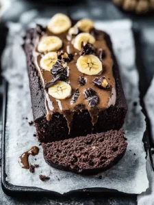 Schokoladen-Erdnussbutter-Bananenbrot