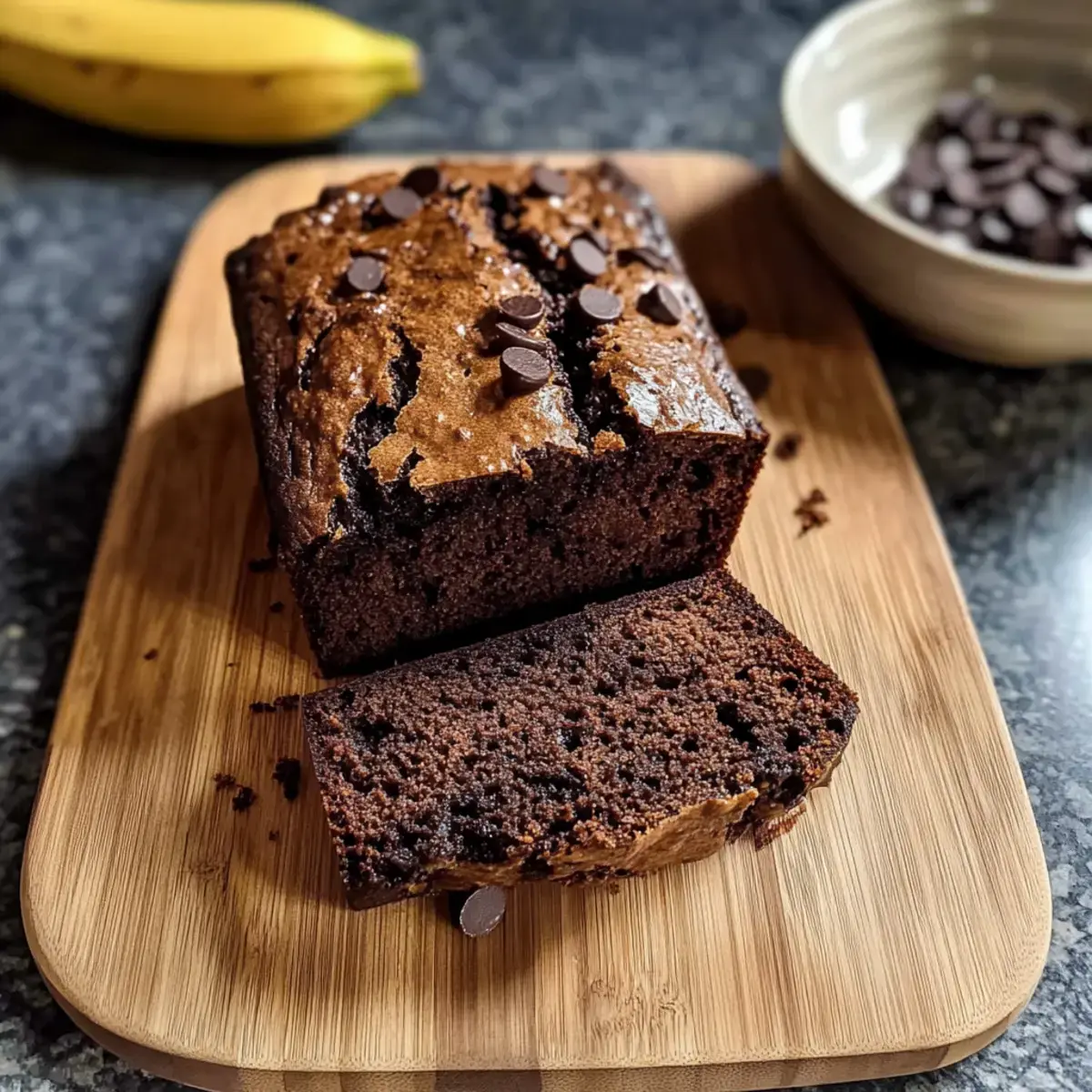 Schokoladen Espresso Bananenbrot