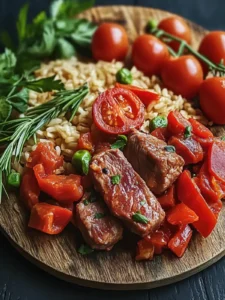 Serbisches Reisfleisch wie vom Balkan