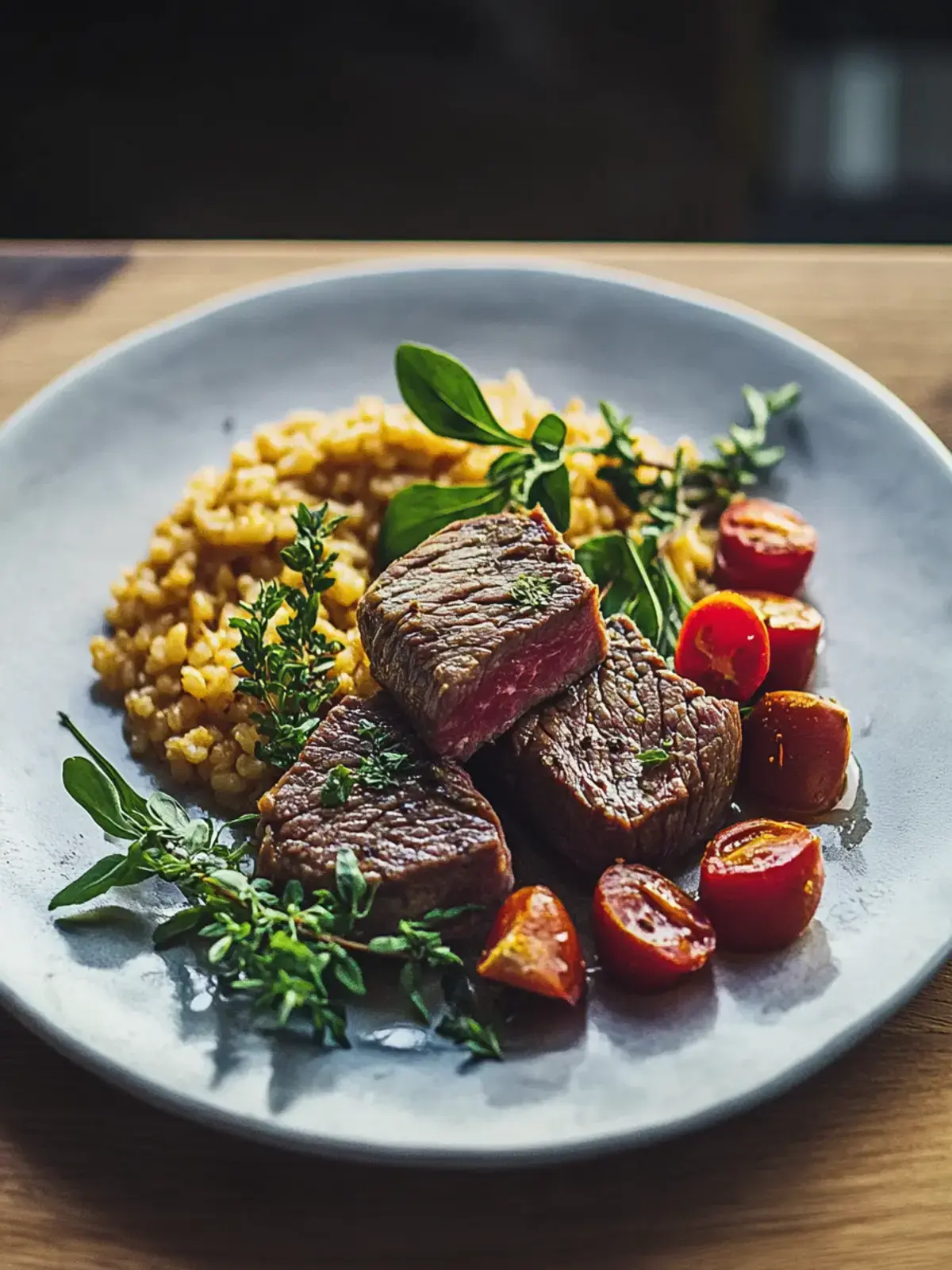 Serbisches Rindfleisch Reisfleisch