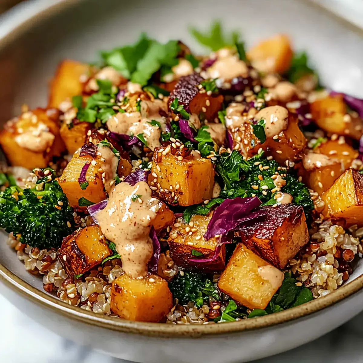 Süßkartoffel Quinoa Salat