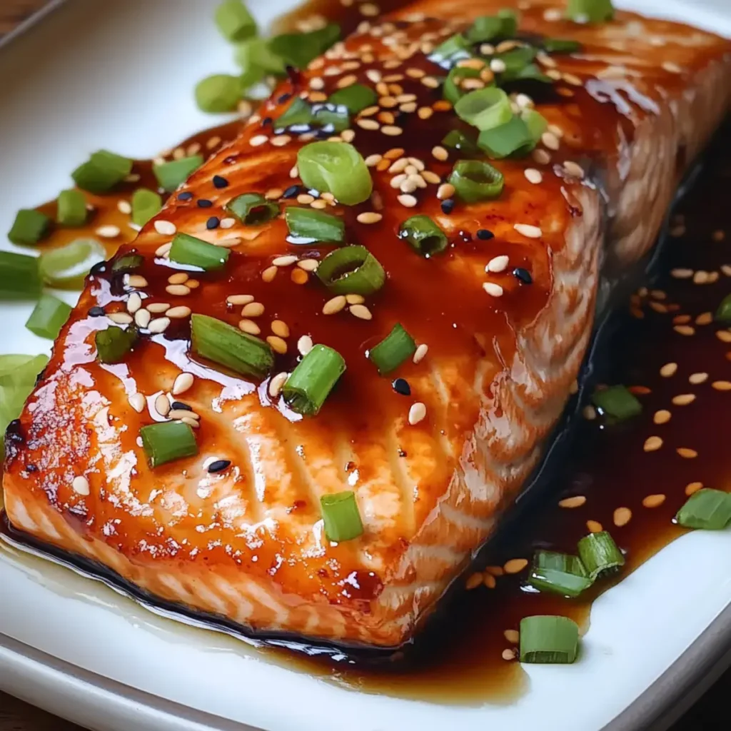 Teriyaki Lachs aus dem Ofen
