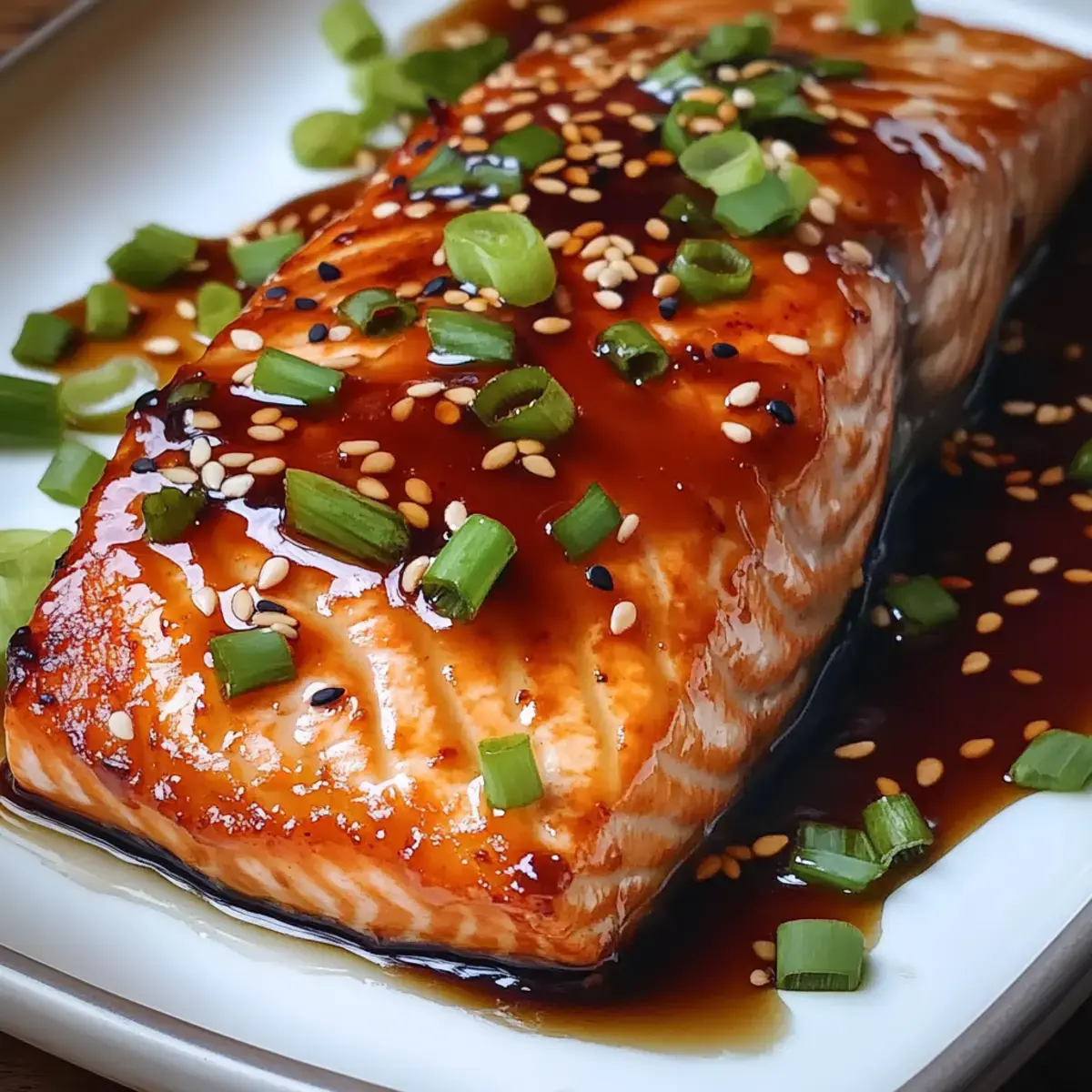 Teriyaki Lachs aus dem Ofen
