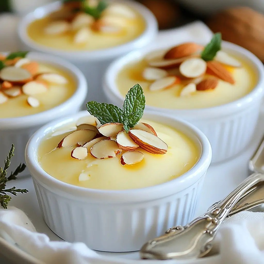 Vanille Mandel Pudding Zuckerfrei
