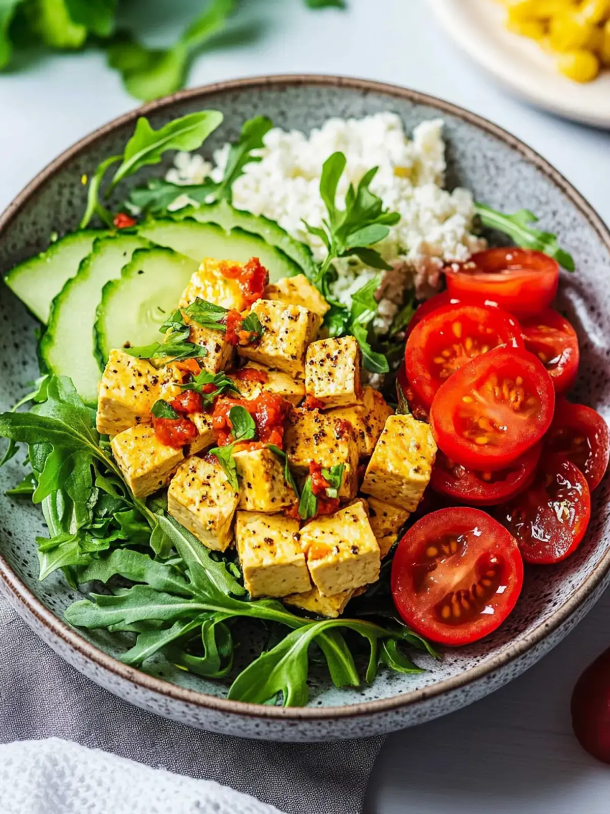 Veganes Rührei aus Tofu