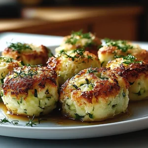 Knusprige Zucchini Feta Bällchen