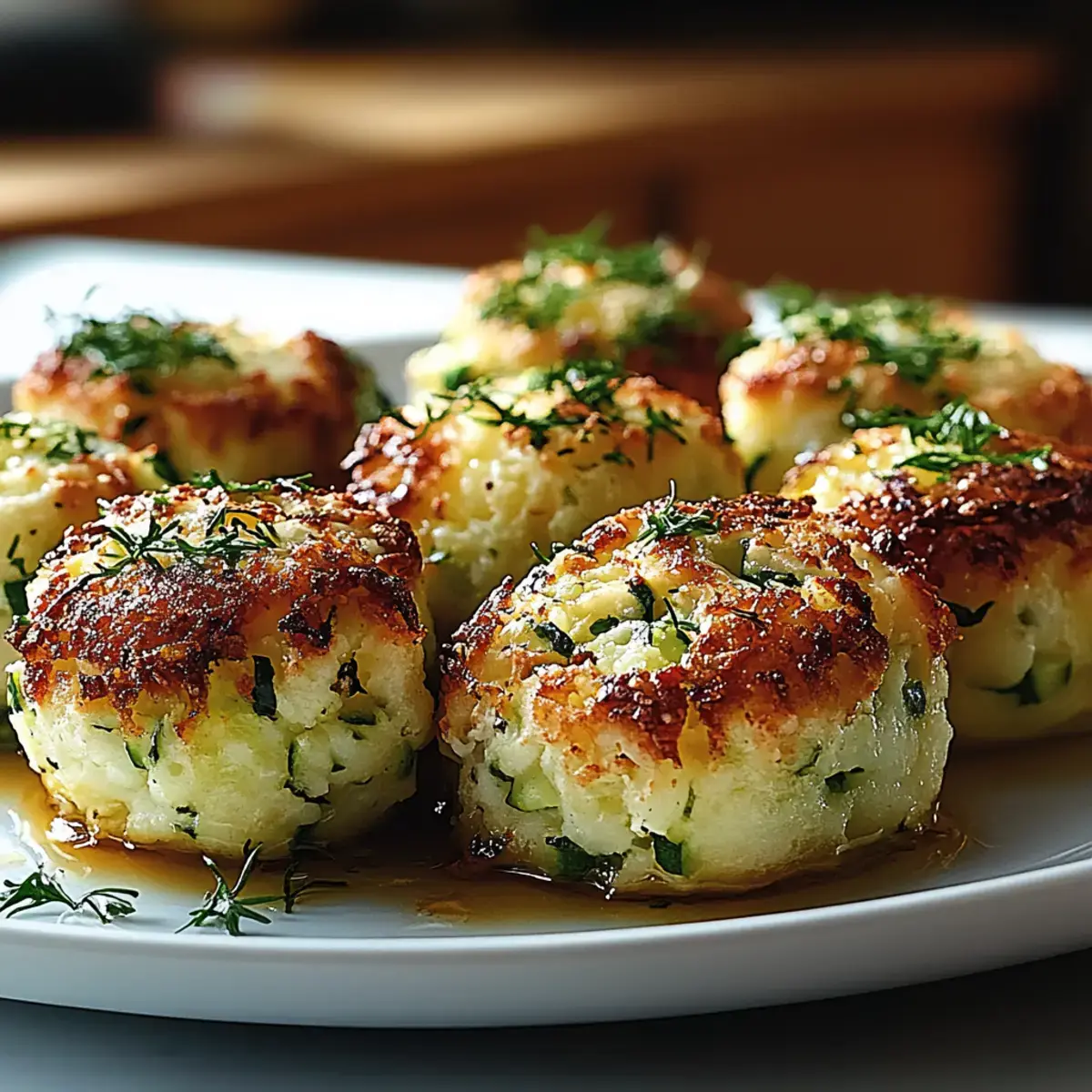 Zucchini Feta Bällchen