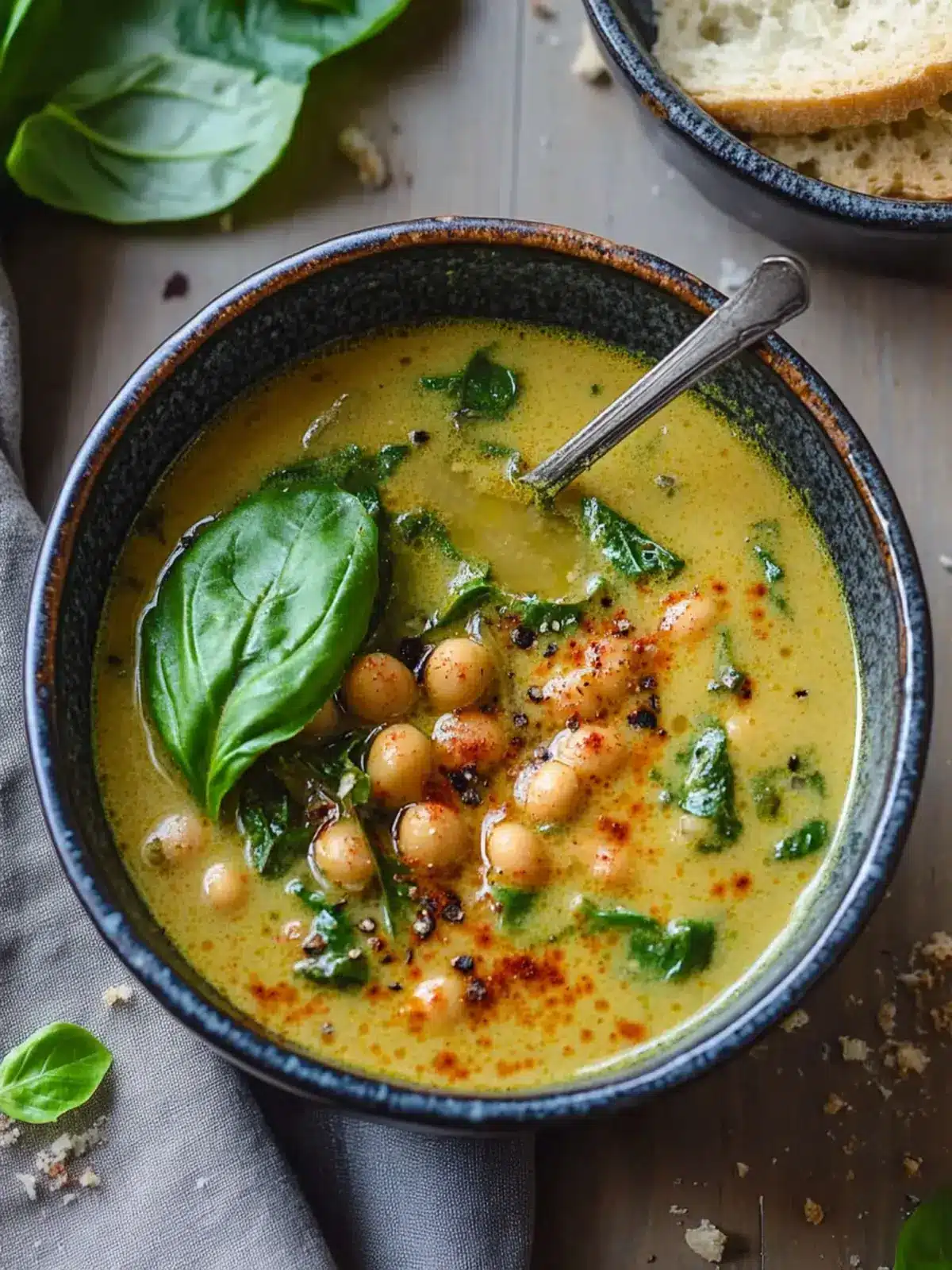 cremige Kichererbsensuppe