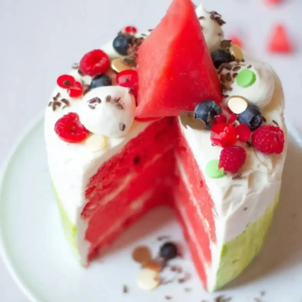 gesunde Melonen-Torte