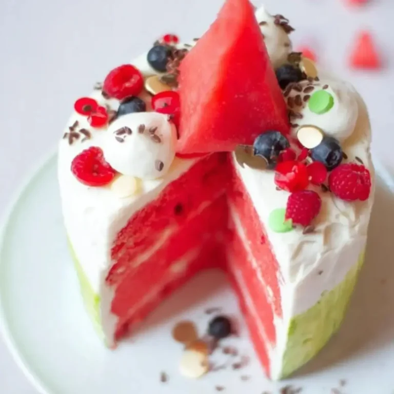 gesunde Melonen-Torte