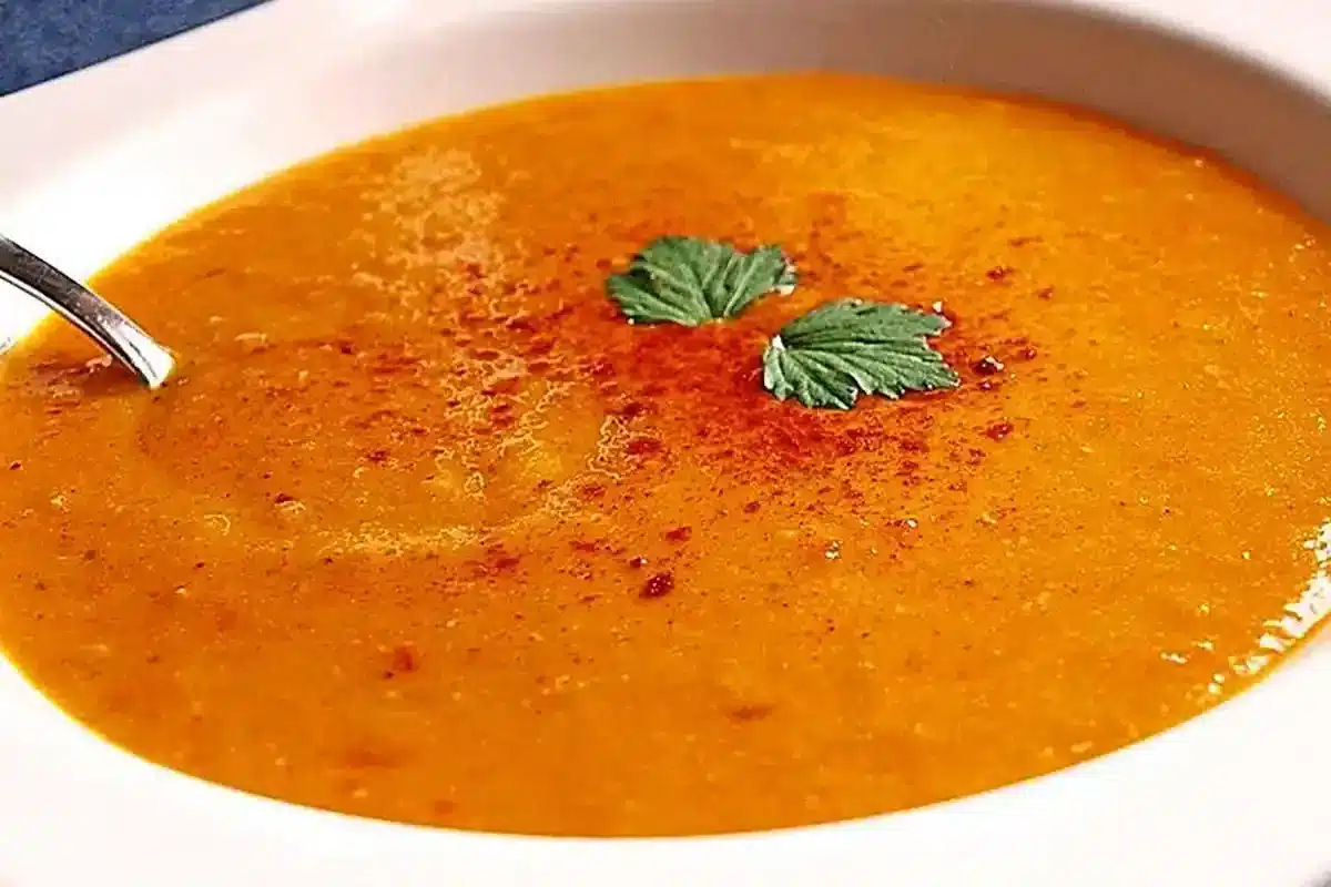 rote linsen kokos suppe
