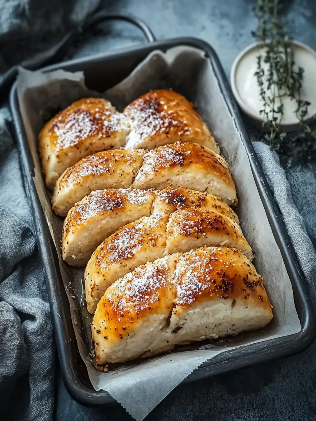 saftige Hähnchenbrust Knoblauch Paprika