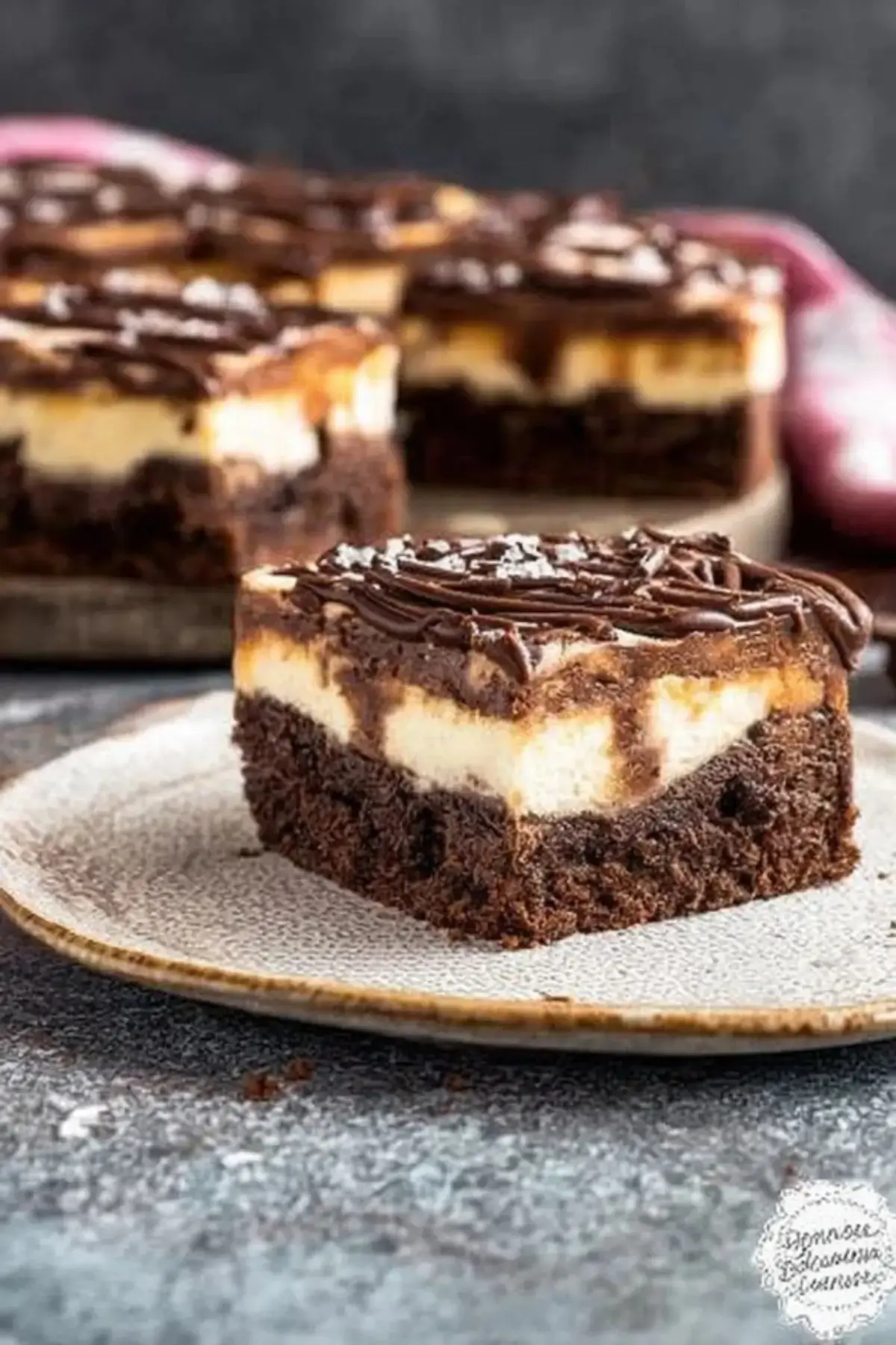 schokoladige Cheesecake Happen