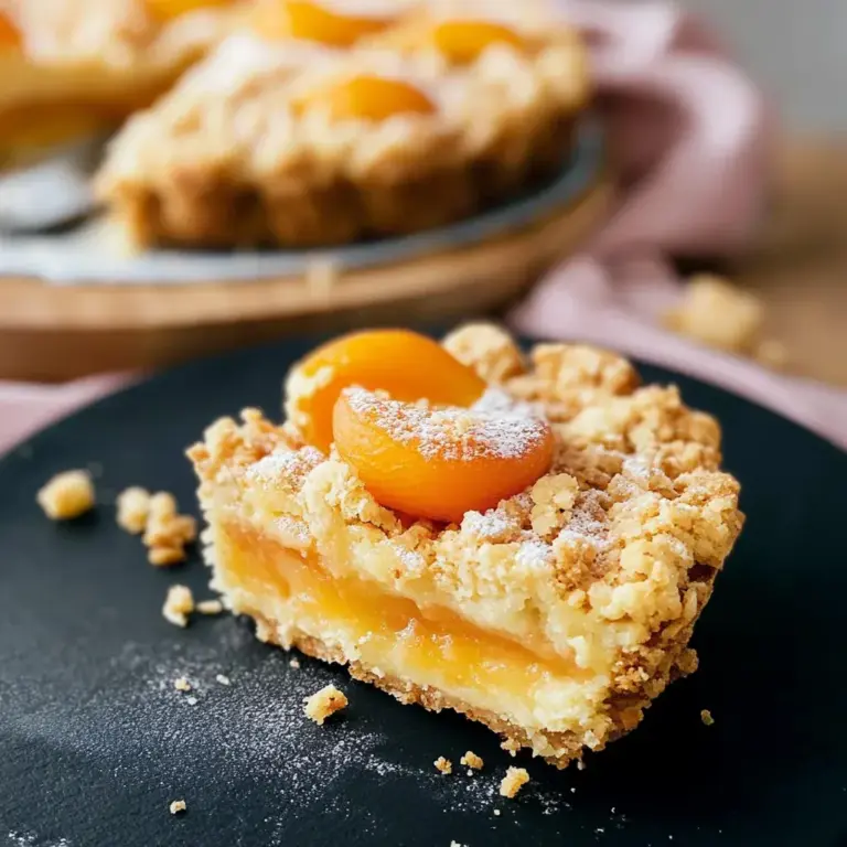 Aprikosen-Crumble-Kuchen Rezept