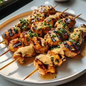 Bang Bang Hähnchen Spieße