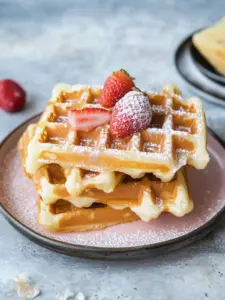 Fluffige Belgische Waffeln
