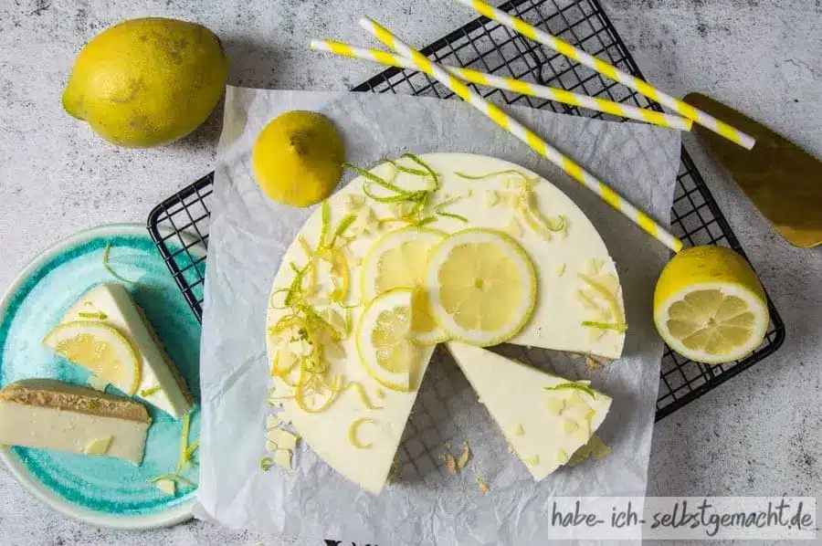 Buttermilch Zitronenkuchen (ohne Backen) 2 Buttermilch Zitronenkuchen ohne Backen