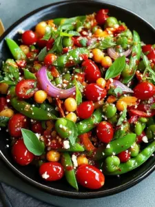 Chili-Knuspersalat mit Zuckerschoten