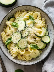 Einfache Pasta mit Zucchini – Schnelles Sommergenuss-Rezept