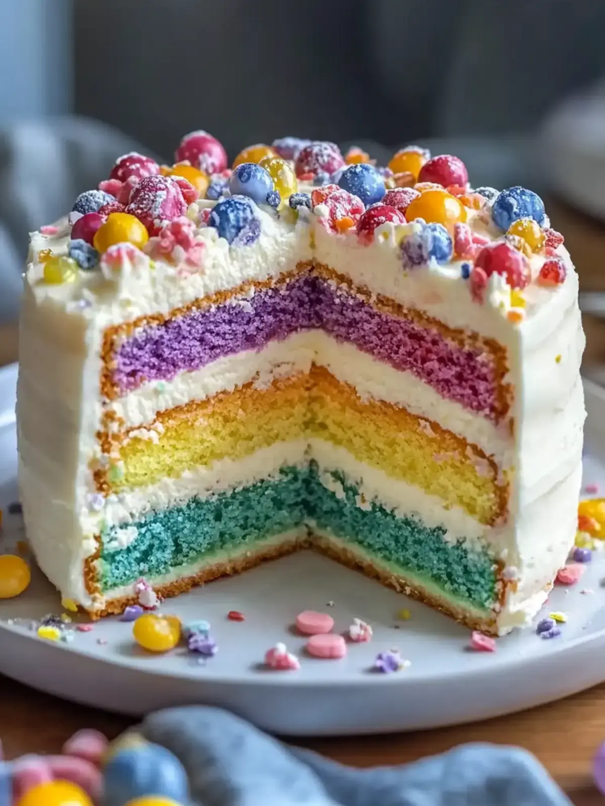 Einschulung Kuchen ohne Fondant – Einfache Regenbogen-Torte zaubern 2 Einschulung Kuchen ohne Fondant