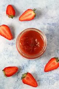Erdbeer Rhabarber Marmelade mit Vanille - Bäckerina 2 Erdbeer Rhabarber Marmelade