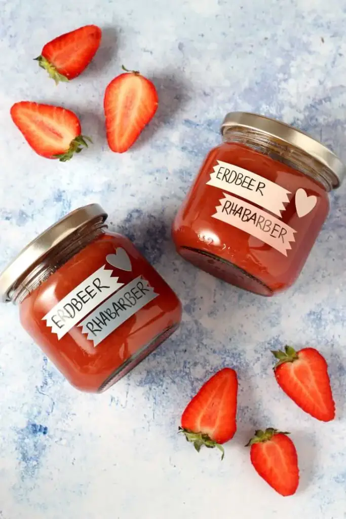 Erdbeer Rhabarber Marmelade