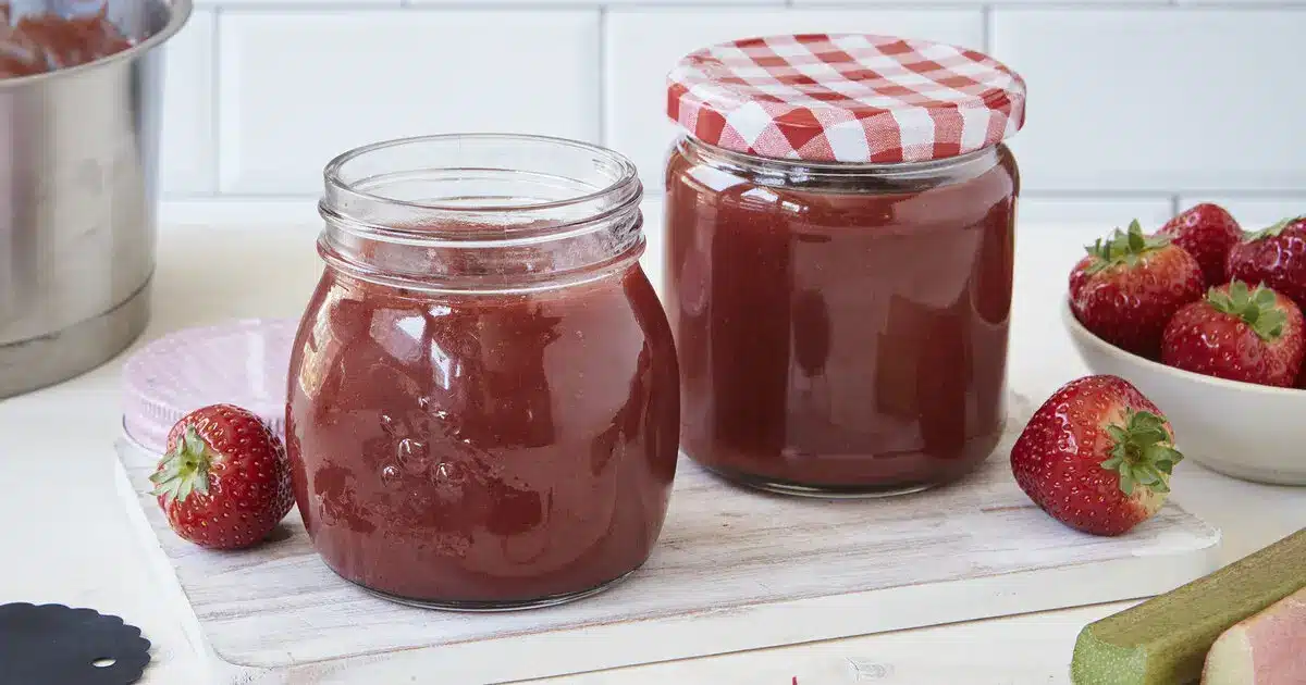 Erdbeer-Rhabarber-Marmelade Rezept