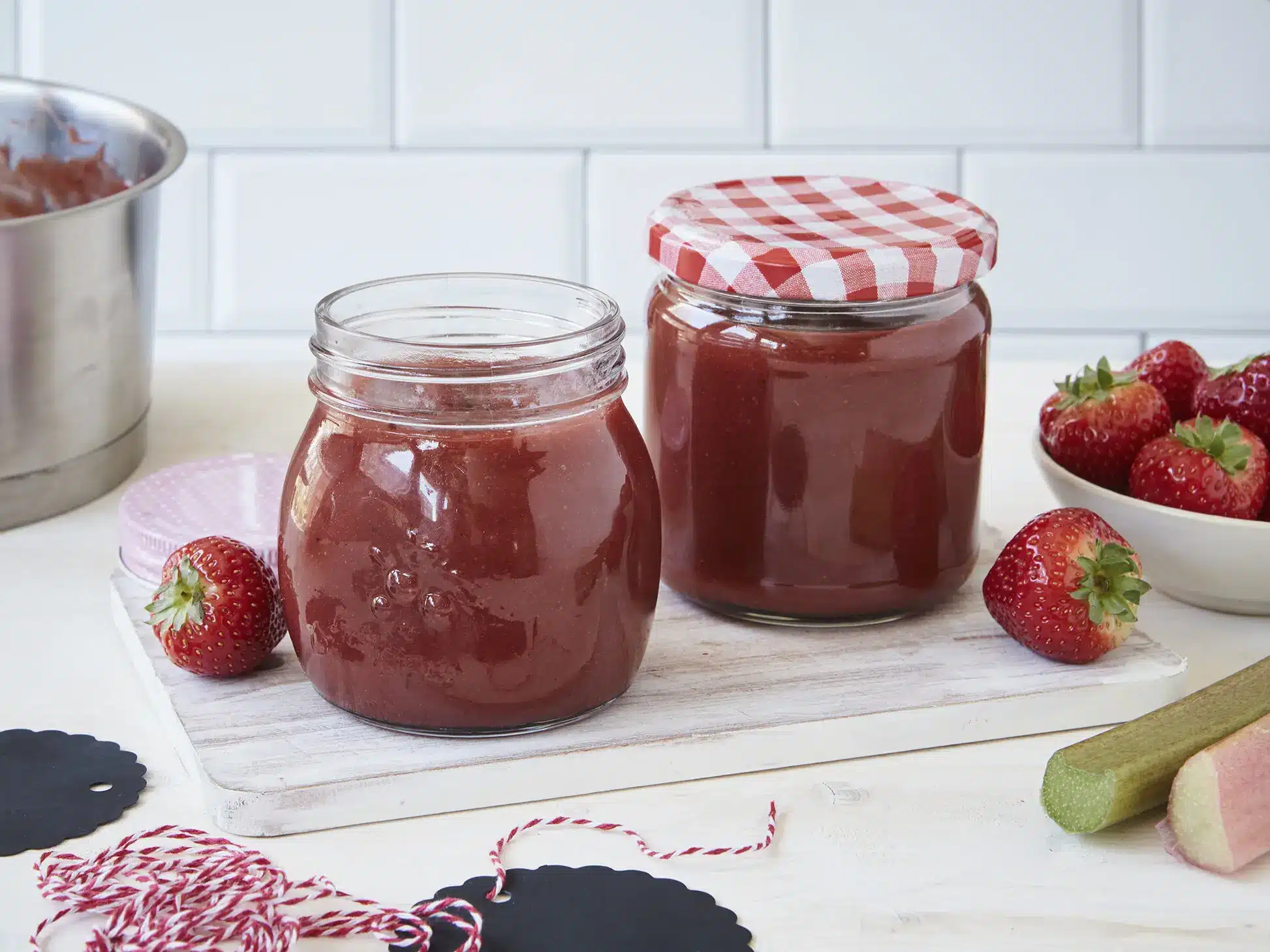 Erdbeer-Rhabarber-Marmelade Rezept