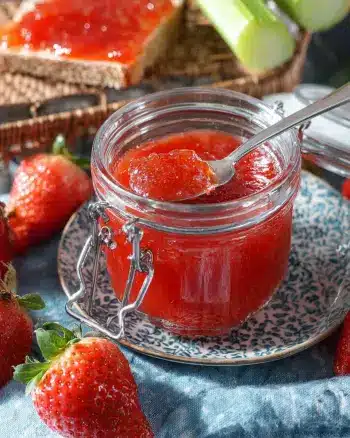 Erdbeer-Rhabarber-Marmelade Rezept
