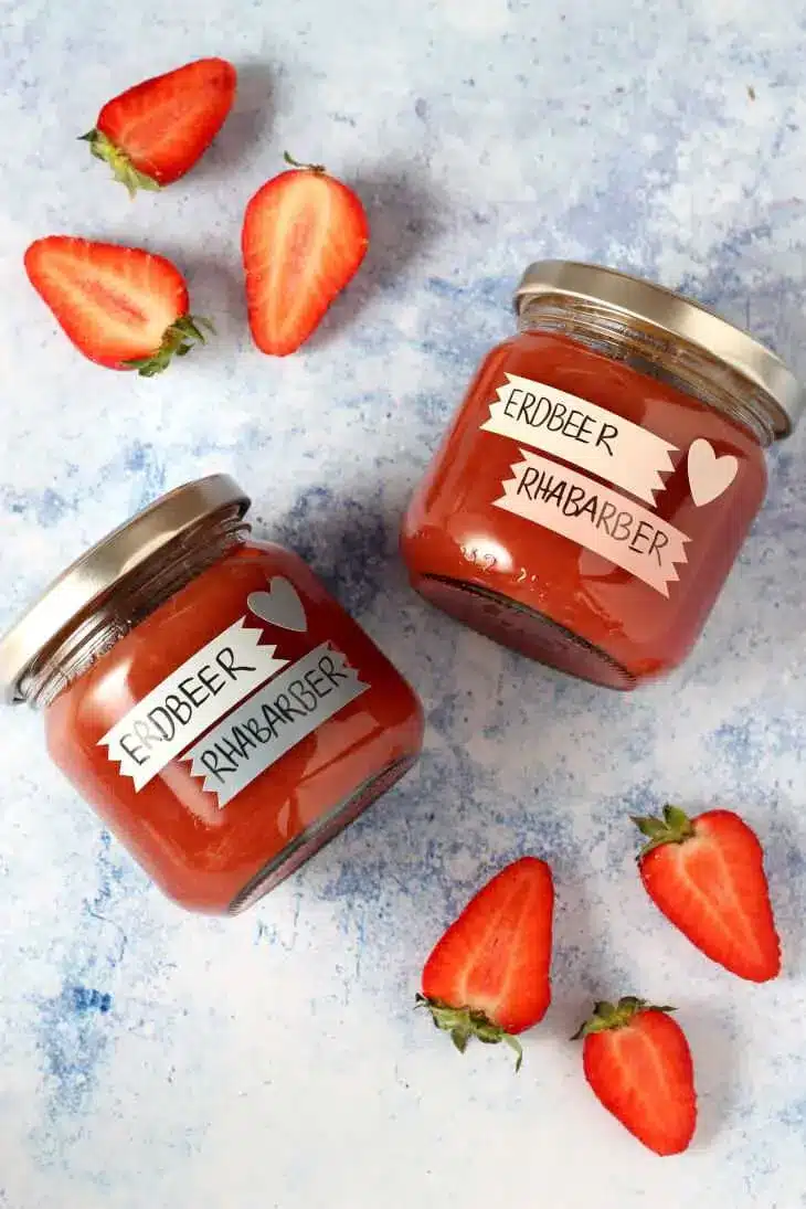 Erdbeer Rhabarber Marmelade
