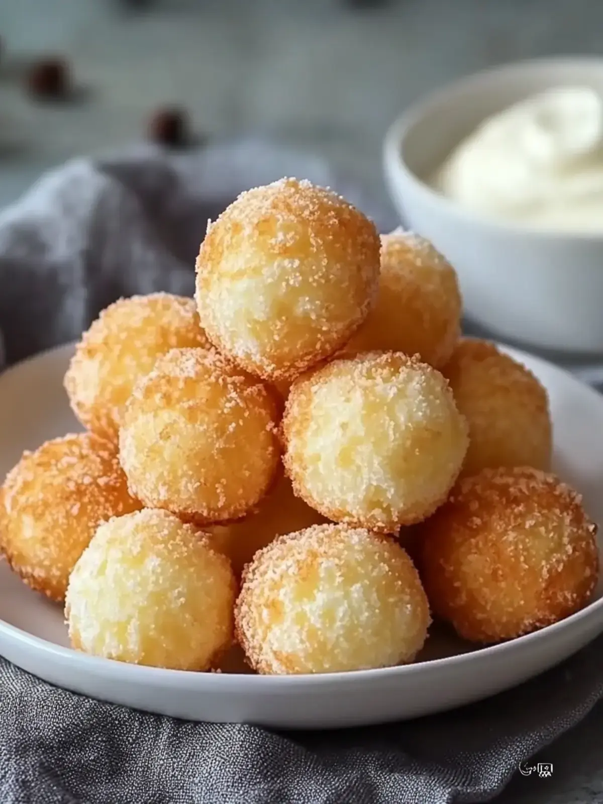 Fluffige Quarkbällchen aus dem Airfryer