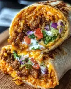 Gegrillter Käse-Burrito