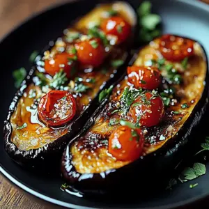 Geröstete Aubergine Mediterran