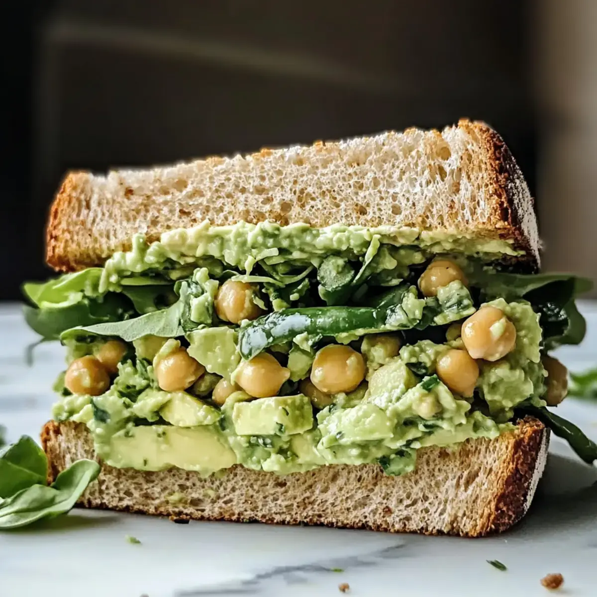 Grüner Göttin Salat Sandwich: Ein köstliches veganes Erlebnis 2 Grüner Göttin Salat Sandwich