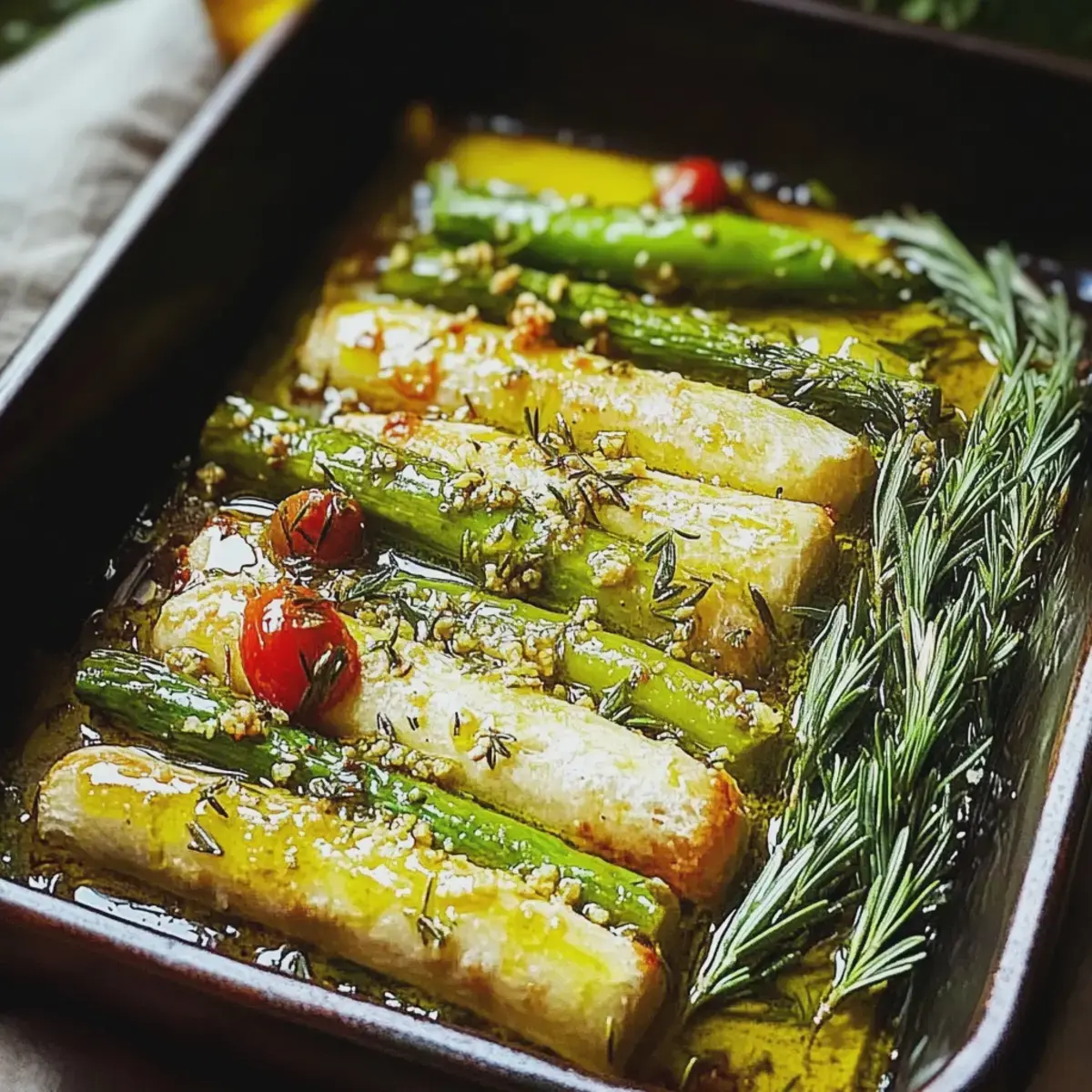 Grüner Spargel Backofen einfach zubereiten 2 Grüner Spargel Backofen