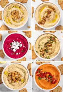 Hausgemachter Hummus (6 Varianten)