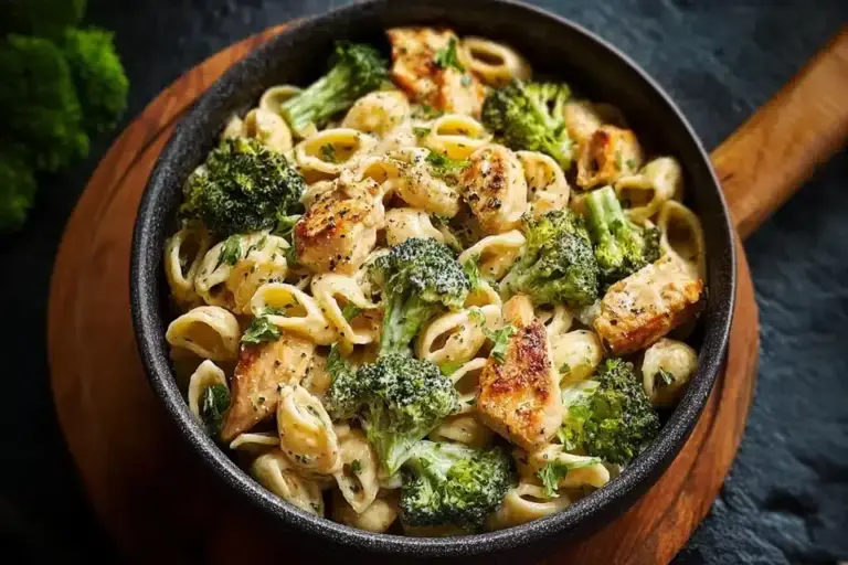 Hähnchen Brokkoli Pasta cremig