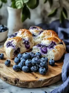 Hüttenkäse Heidelbeer Wolkenbrot
