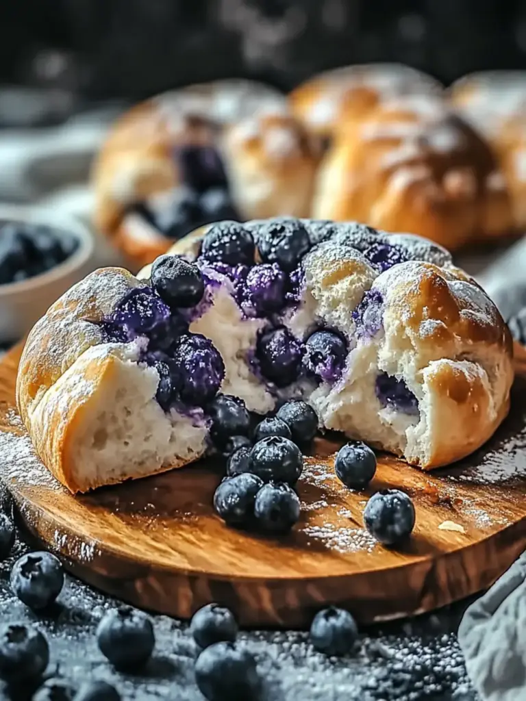 Hüttenkäse Heidelbeer Wolkenbrot