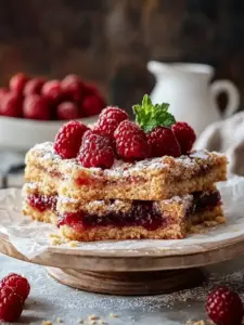 Köstliche Johannisbeer Streusel Riegel