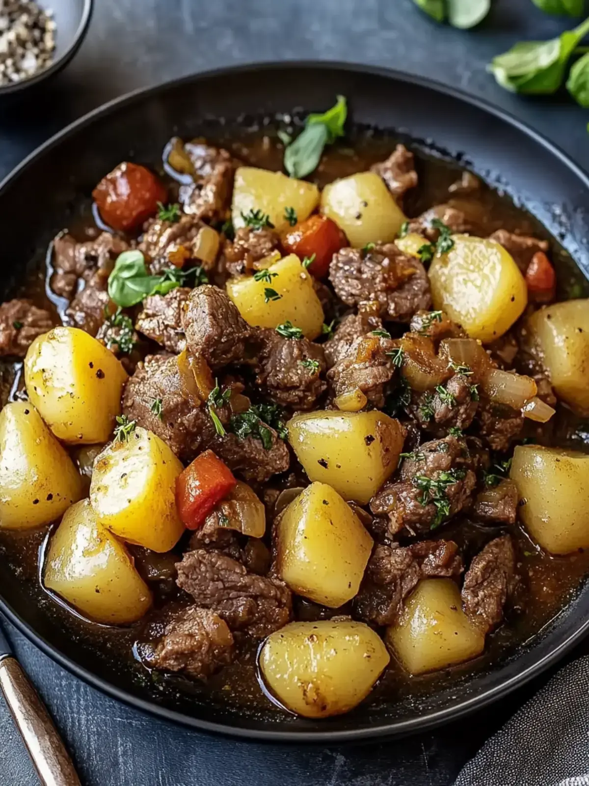 Kartoffelpfanne mit Hackfleisch