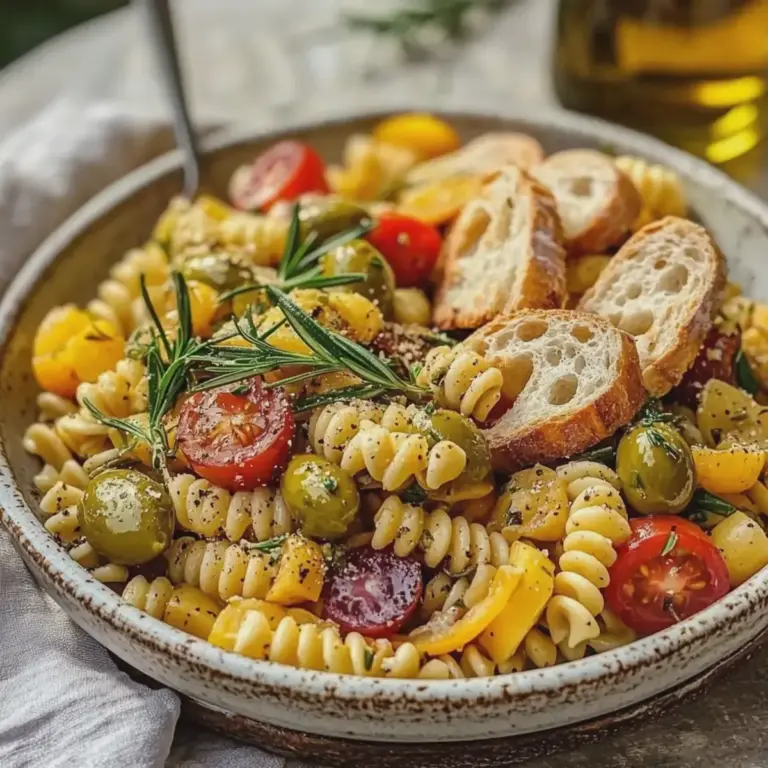Kichererbsen Pasta Salat