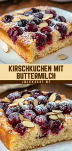Kirschkuchen mit Buttermilch