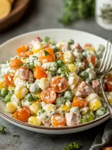 Klassischer Russischer Salat – Perfekt für jede Feier!