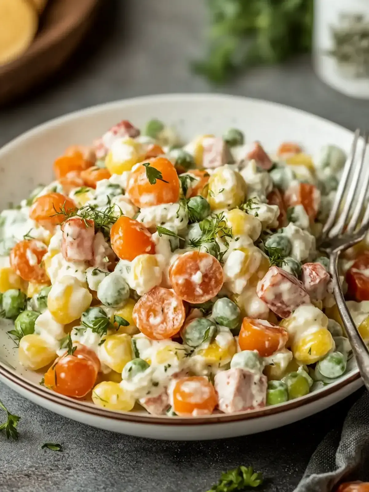 Klassischer Russischer Salat – Der perfekte Festtagsbegleiter 2 Klassischer Russischer Salat