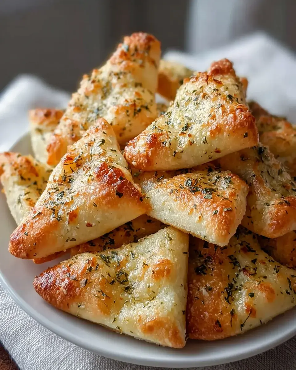 Knoblauch Ecken Rezept – Knusprige Leckerei für jeden Anlass! - smartrezeptes.de 2 Knoblauch Ecken Rezept